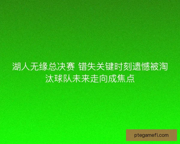 湖人无缘总决赛 错失关键时刻遗憾被淘汰球队未来走向成焦点